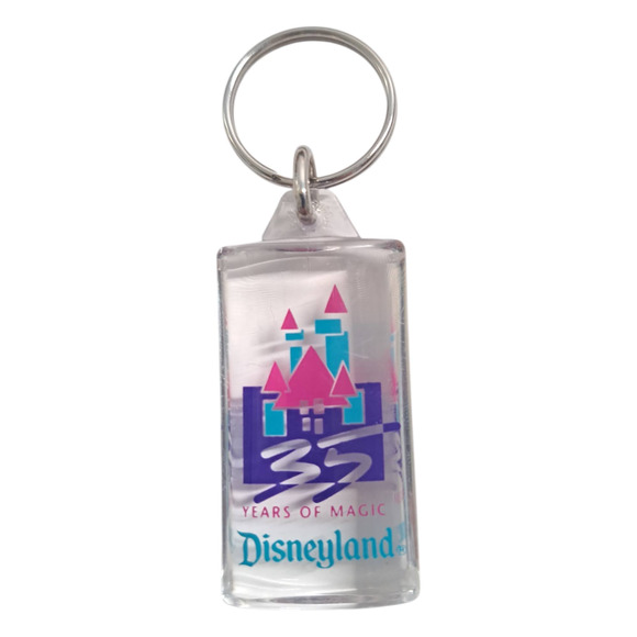 Vintage Disneyland Universal Studio Acrylic & Metal Keychains Lot of (4) - Picture 2 of 9
